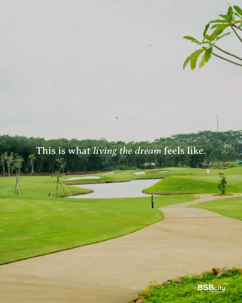 KAVLING SAJA DI BRON RESIDENCE BOULEVARD BSB SEMARANG VIEW GOLF