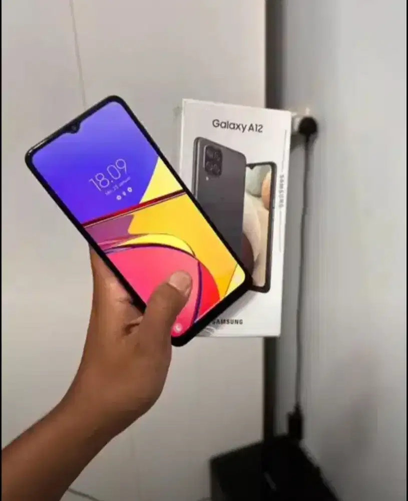 Samsung A12 charger msh baru