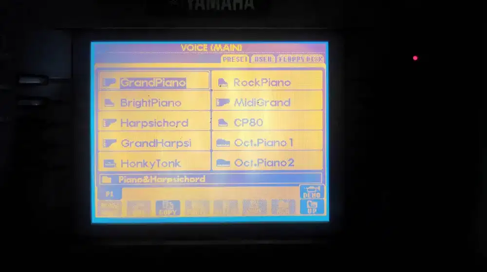 Yamaha psr1100 usb normal