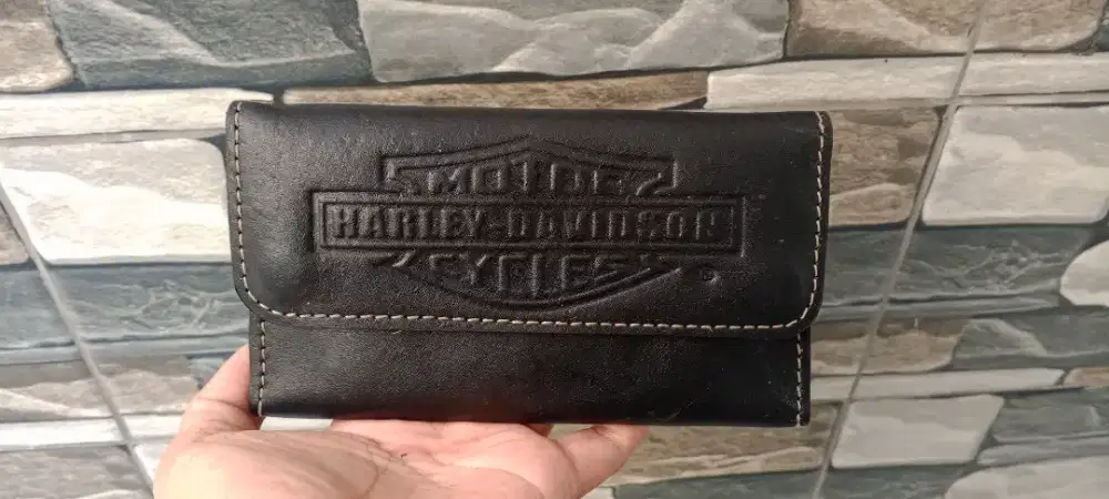 Harley Davidson clutch dompet kulit