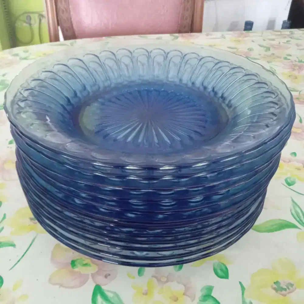 Piring kaca makan siap pakai nego cod rungkut gan