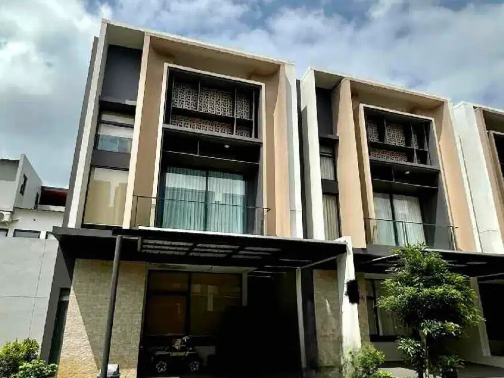 DISEWA CEPAT RUMAH 3 LANTAI FURNISH CLUSTER VASYA TANAKAYU DI BSD CITY