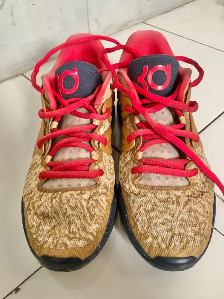 Sepatu nike Kd 15 Gold Olympic