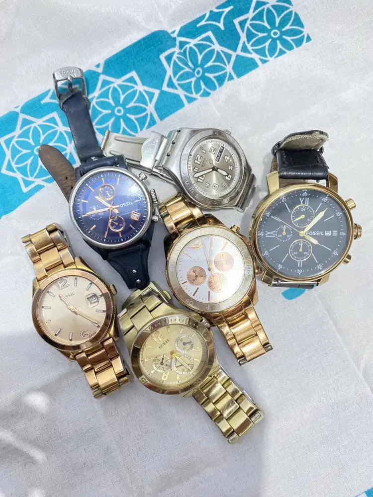 Want To Sell jam fossil, guees, espri