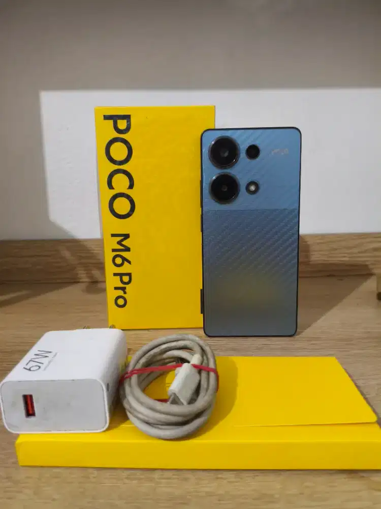 Poco M6 Pro 8/256 Biru fullset