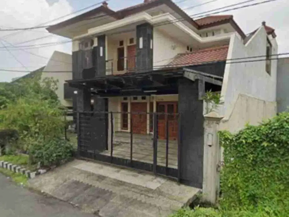 DIJUAL RUMAH RUNGKUT ASRI 2 LANTAI, TERAWAT & FULL JATI