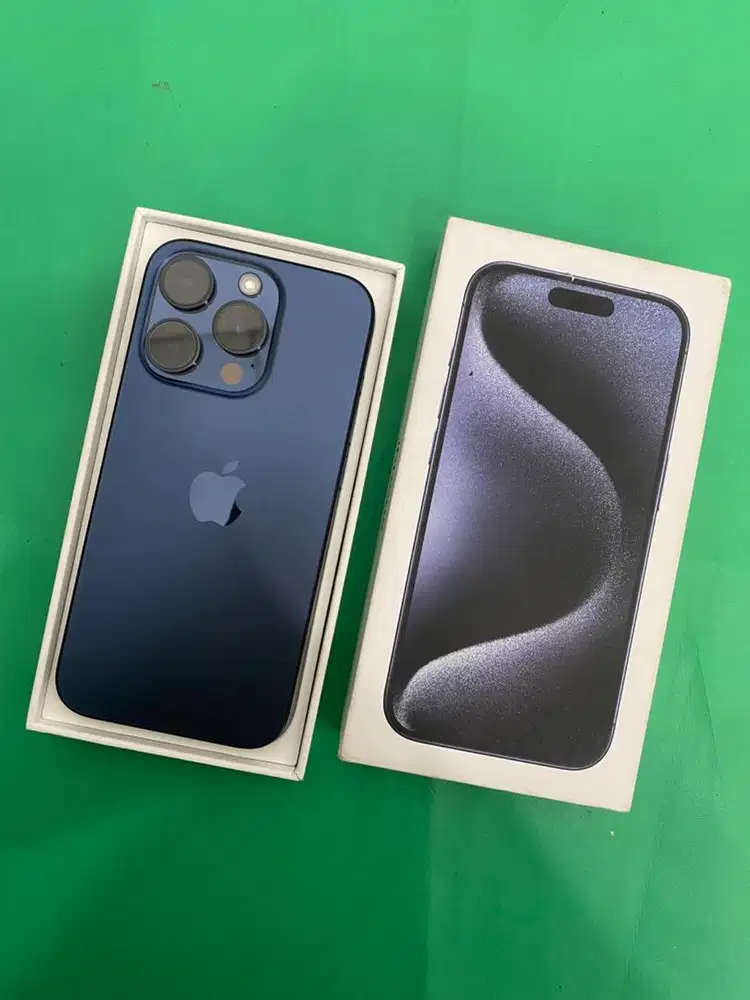 Iphone 15 pro 128GB blue titanium ex ibox