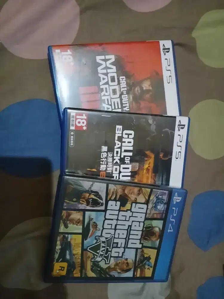DISK BD Ps5 Call Of Duty MW3 BO6 , PS4 GTA5