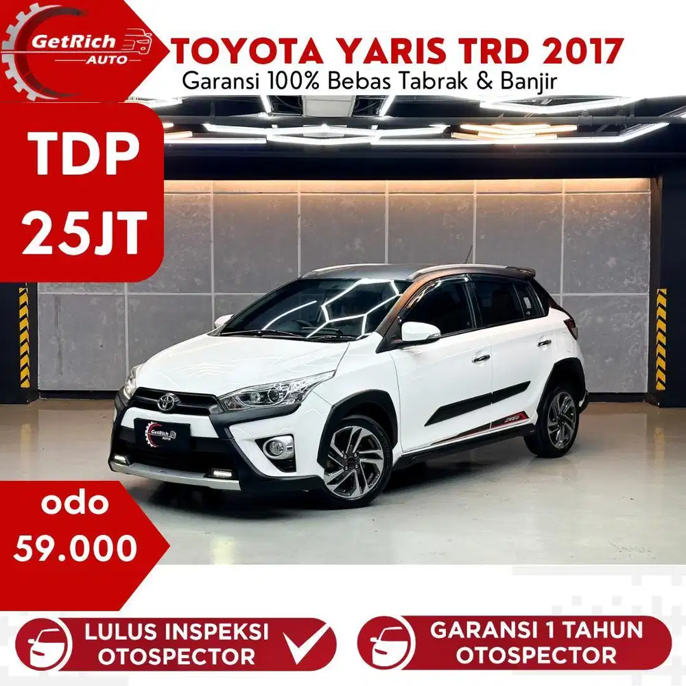 Km 50Rb!!! TOYOTA  YARIS HEYKERS S TRD 2017 Hitam