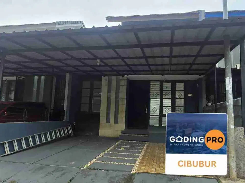 DIJUAL RUMAH 1 LANTAI DI PERUMAHAN CIBUBUR RESIDENCE