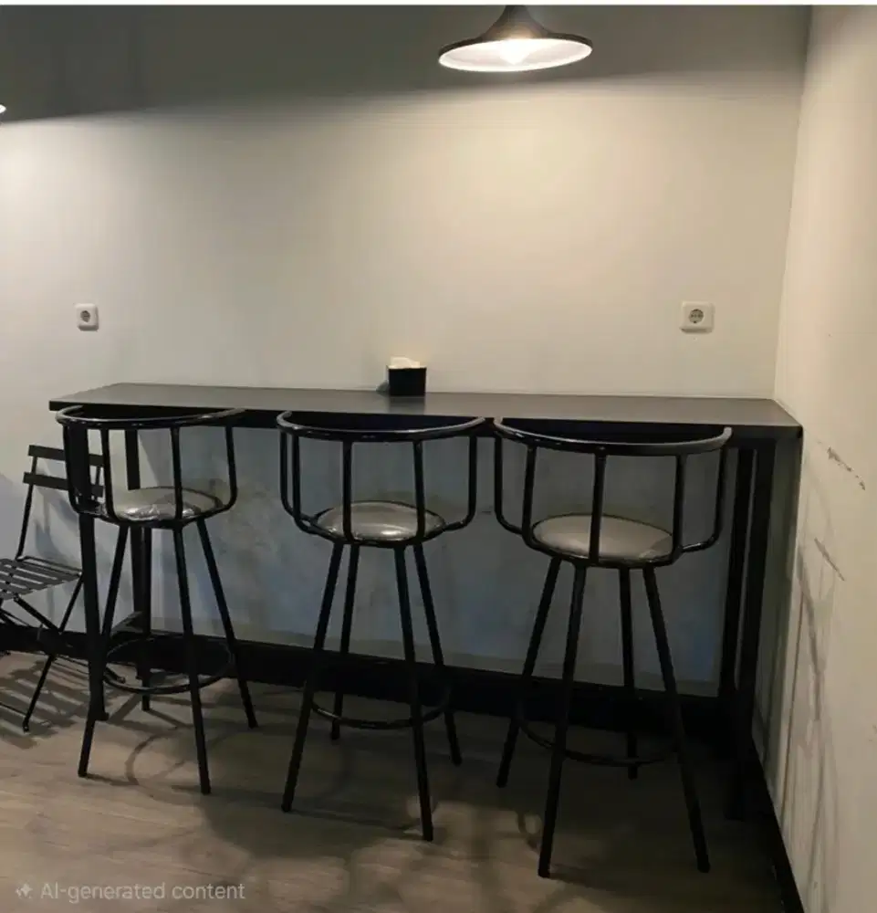 Set meja bar dan stool