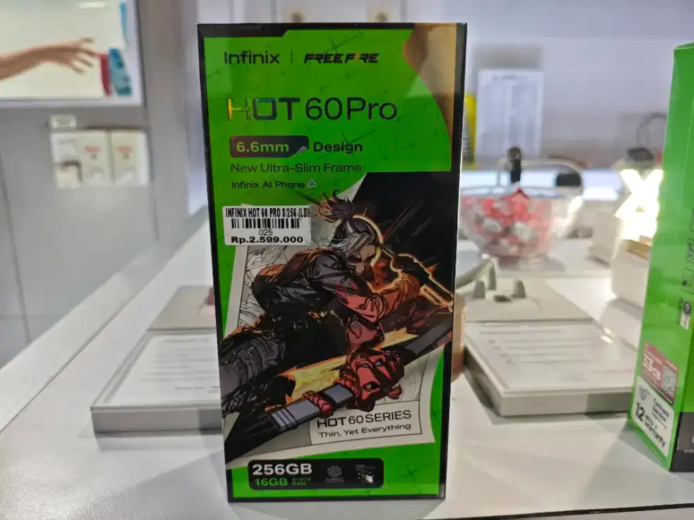 INFINIX HOT 60 PRO RAM 8+8/256GB ATLANTIS DAHSYAT