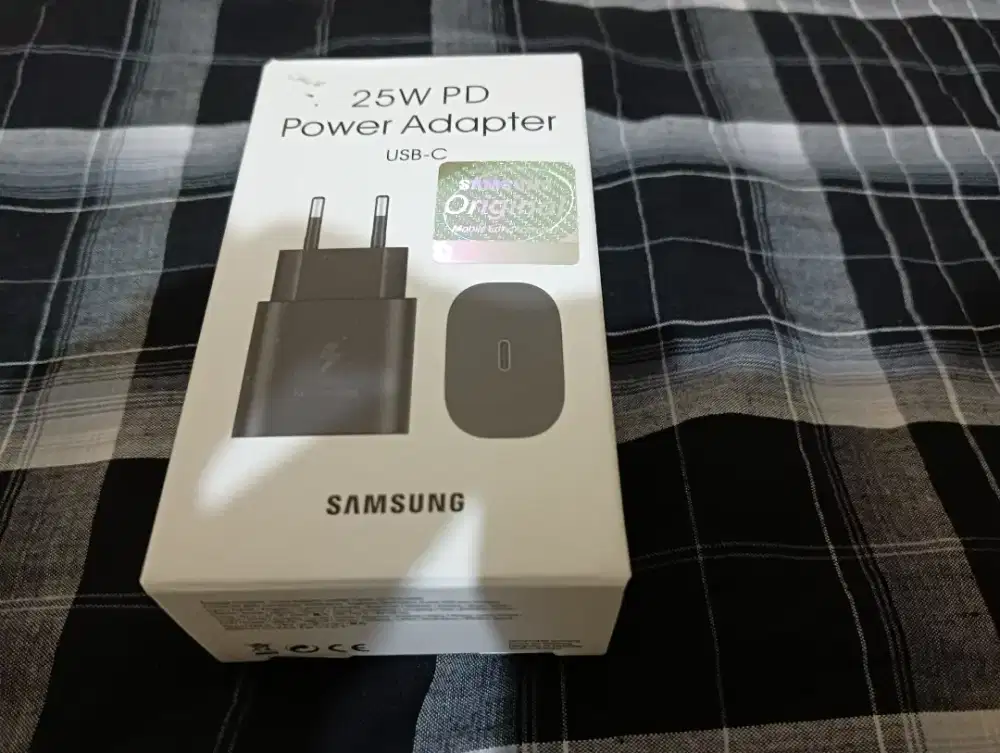 Charger OriCopotan Samsung 25 WattTipeC SuperFastCharging BaruSegel