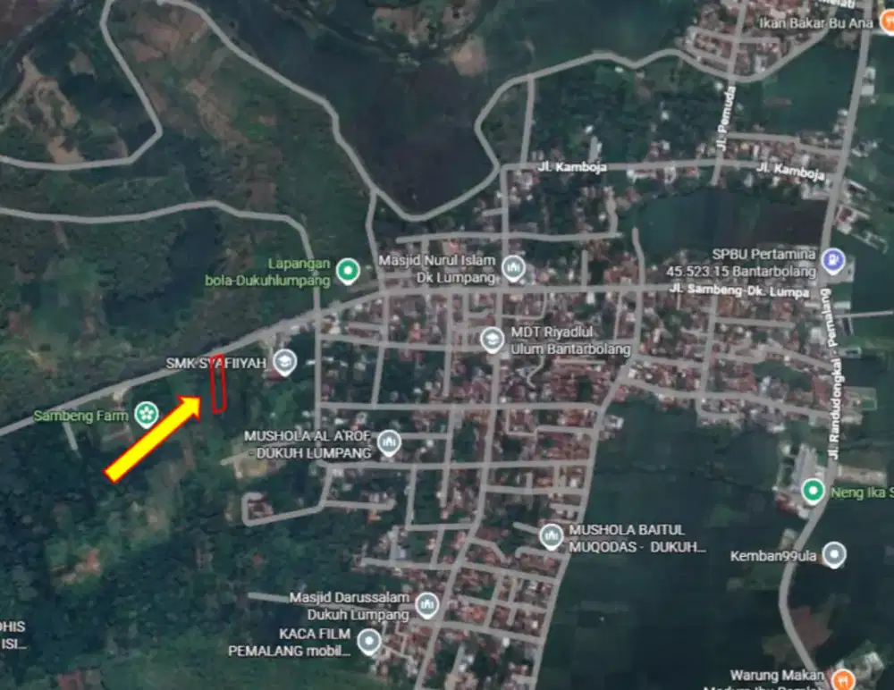 Tanah Strategis Pinggir Jalan Alternatif ke Randudongkal