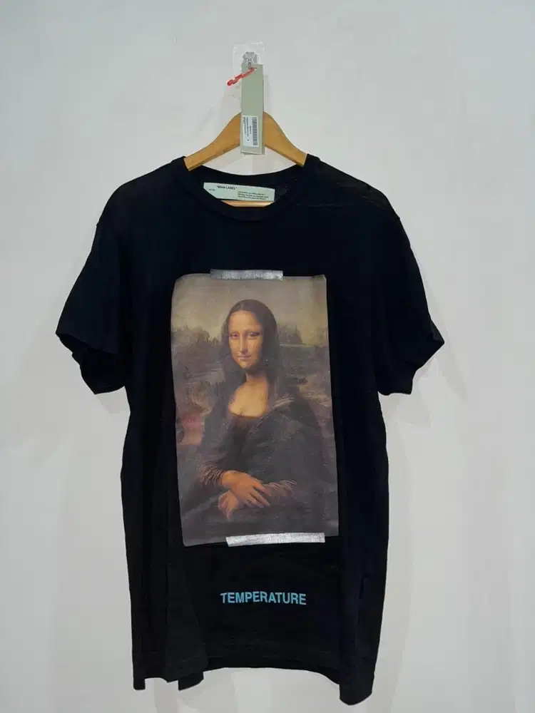 Off White Mona Lisa S T-Shirt (Black) Authentic Virgil Abloh