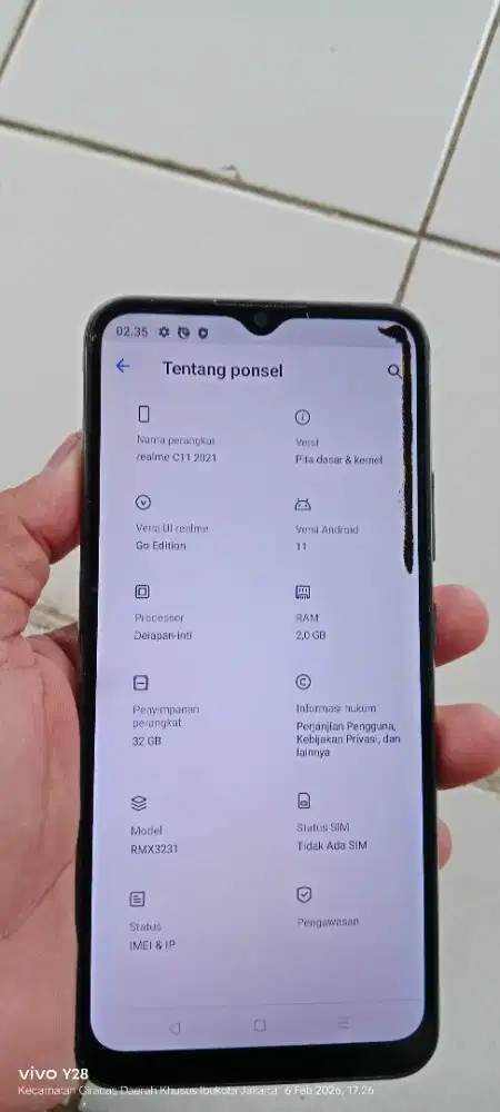 C11   2/32  mnus noda item di smping normal smua