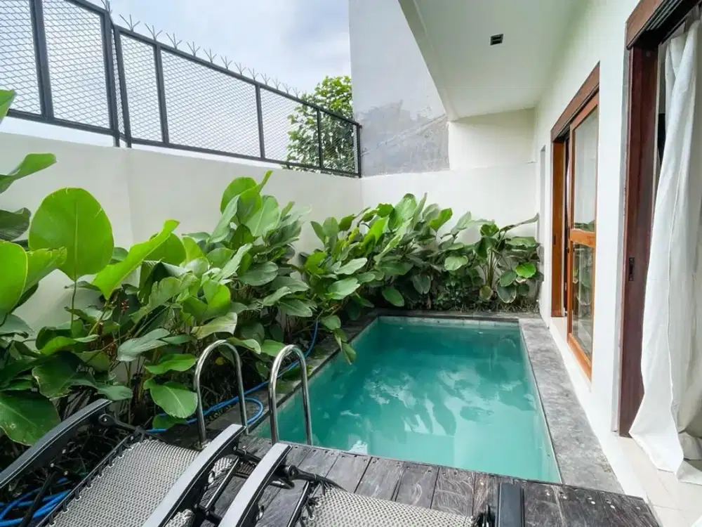 Villa Baru dengan View Sawah di Kerobokan