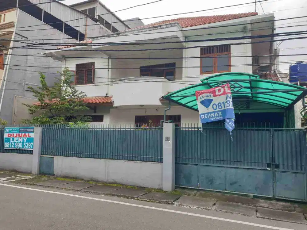 Rumah Lama 2lt di Jl Ciujung Cideng Gambir Jakarta Pusat