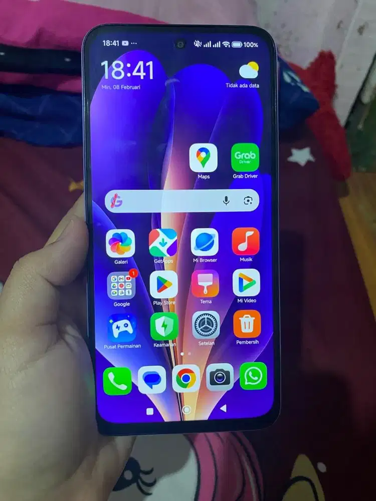 Dijual Xiaomi Redmi 15 8+8/128 purple mulus lengkap