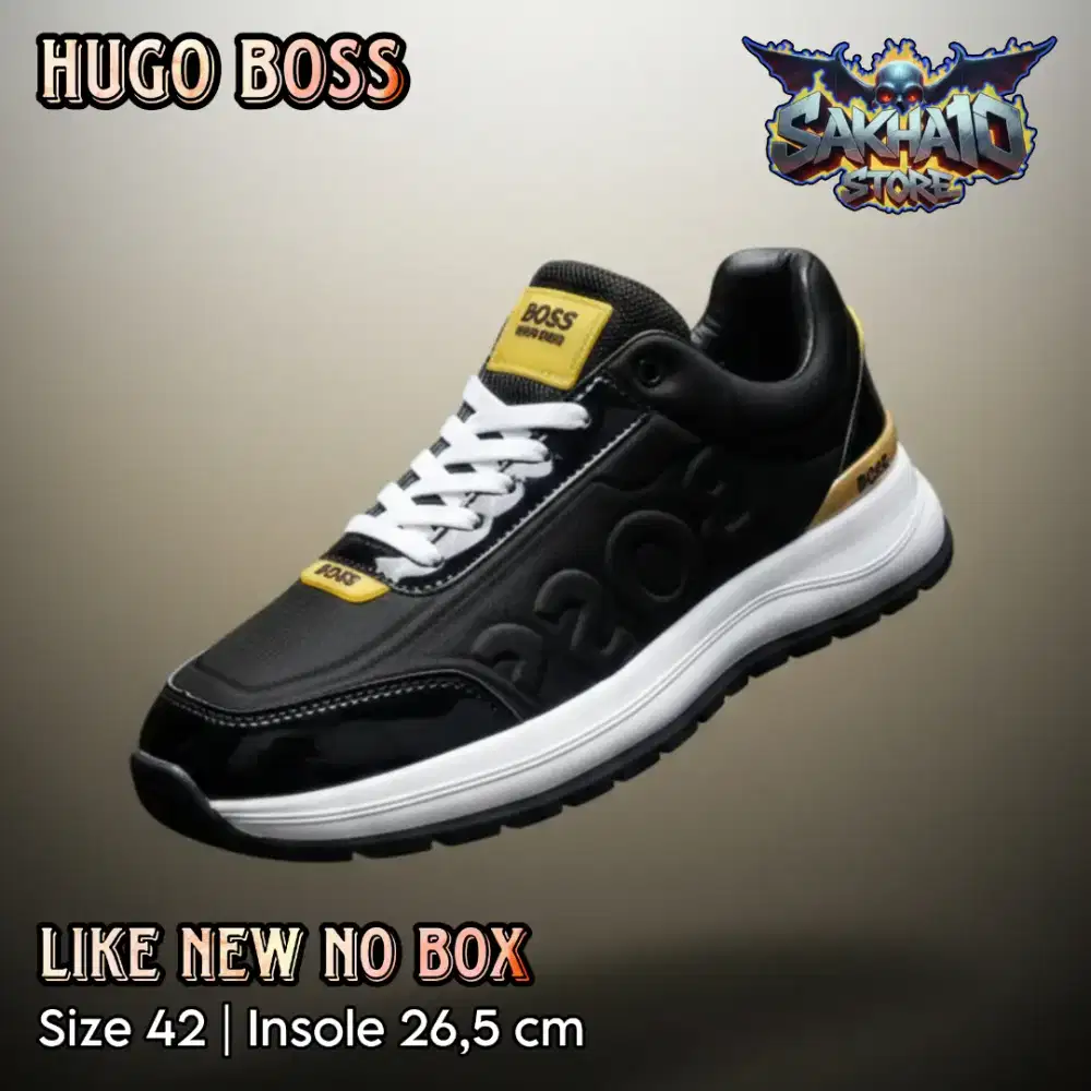 SEPATU SNEAKERS PRIA/WANITA HUGO BOSS UNISEX CASUAL/SANTAI/FORMAL