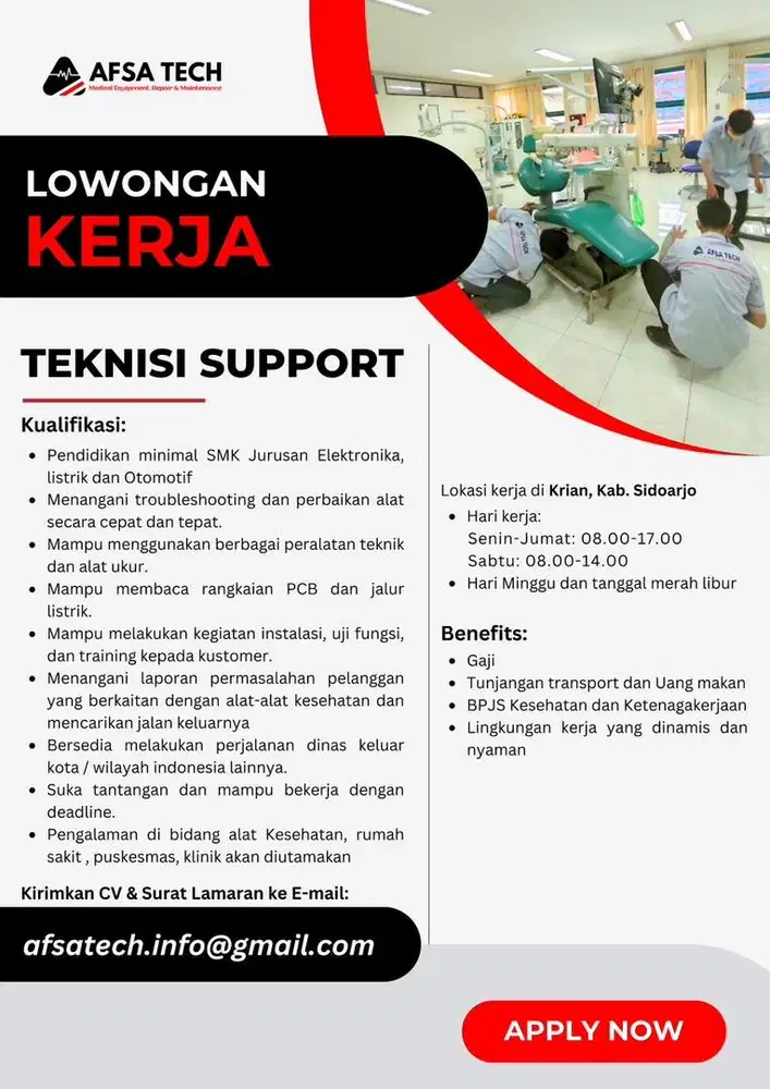 Lowongan Teknisi
