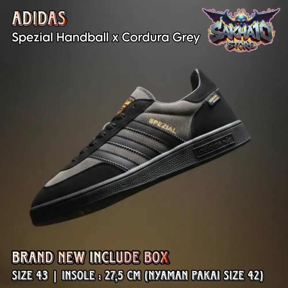 SEPATU SNEAKERS PRIA CASUAL ADDS SPZL GREY BLACK CORDURA