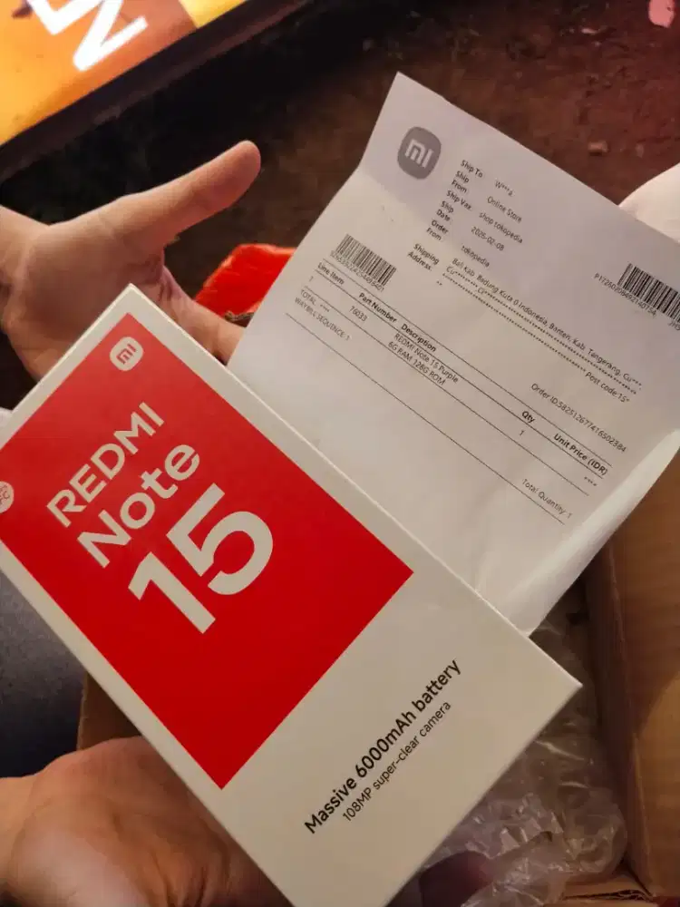 Redmi note 15  6/128