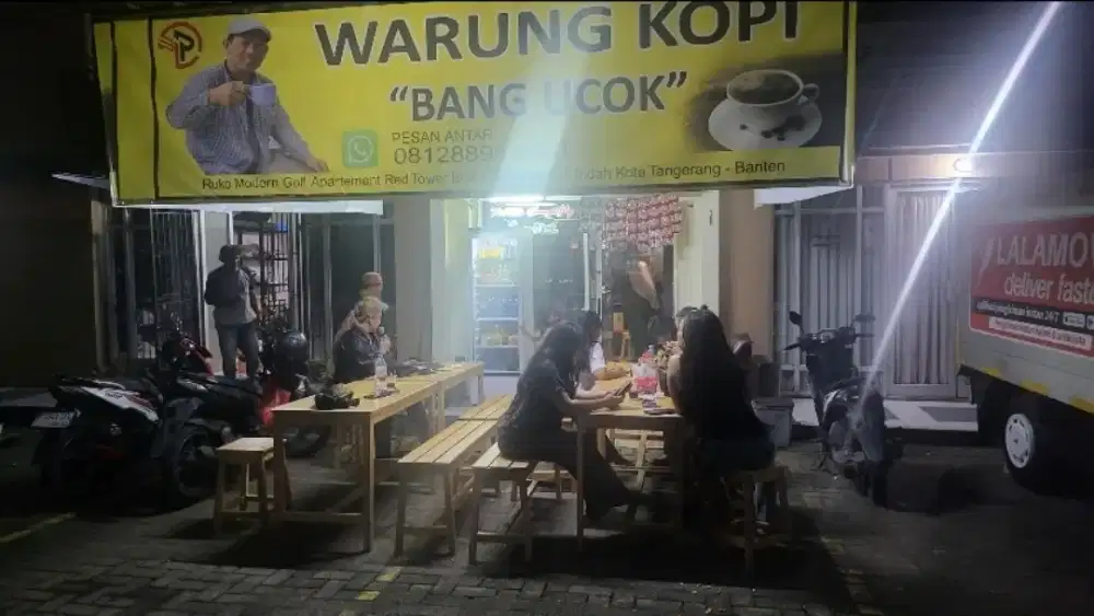 Dijual Cepat Ruko Tempat Usaha dan Usaha Warung Kopi Sembako
