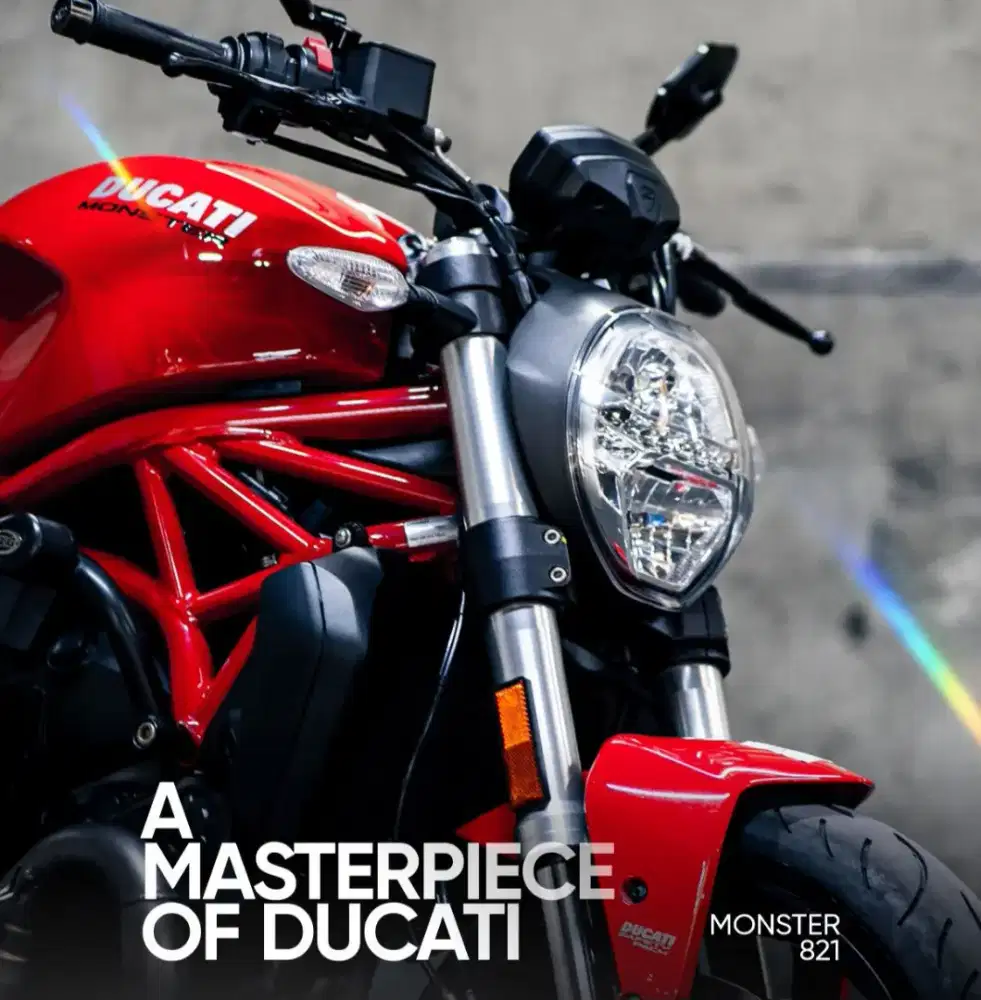 Ducati Monster 821 RED TH 2019