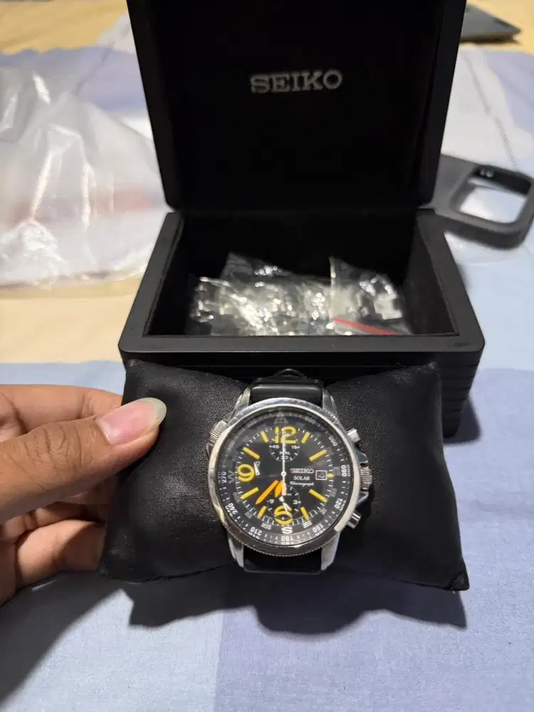 Seiko Solar Chronograph