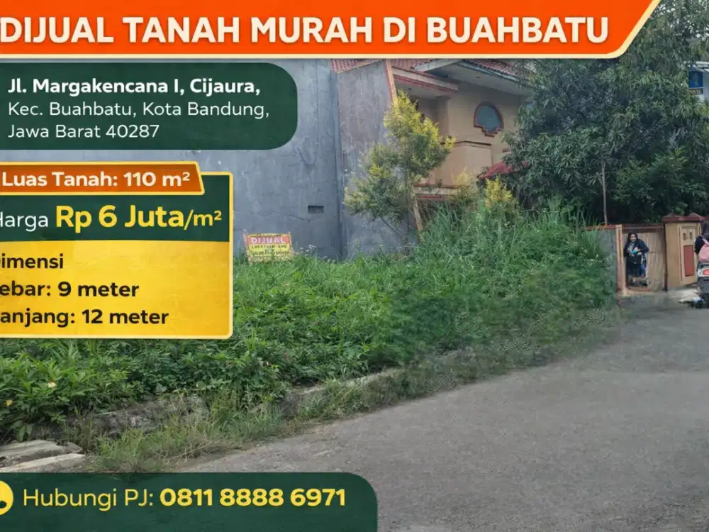 Tanah Strategis Siap Bangun di Kawasan Buahbatu – Lokasi Premium!