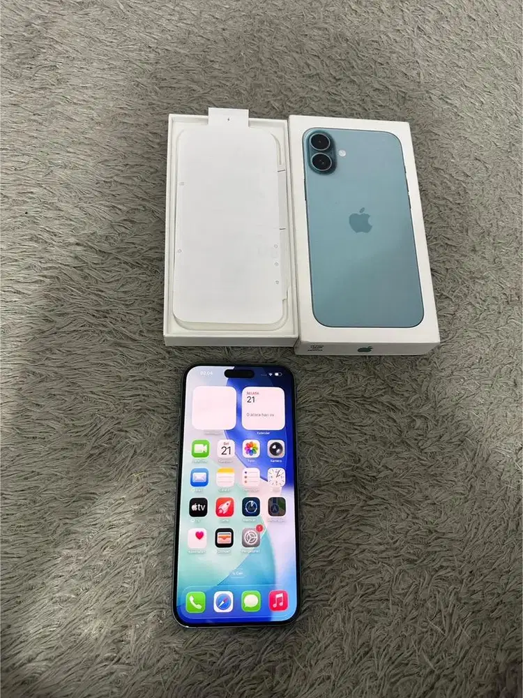 Iphone 16 128gb Teal IBOX Garansi On November 2026