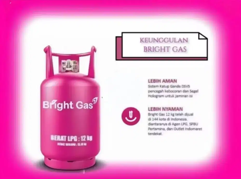 Tabung Bright Gas 12Kg Refill