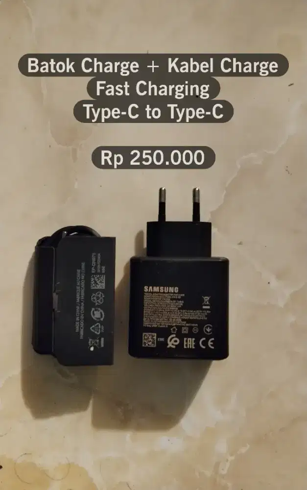 Charger Baru Original Samsung Type C 45wt