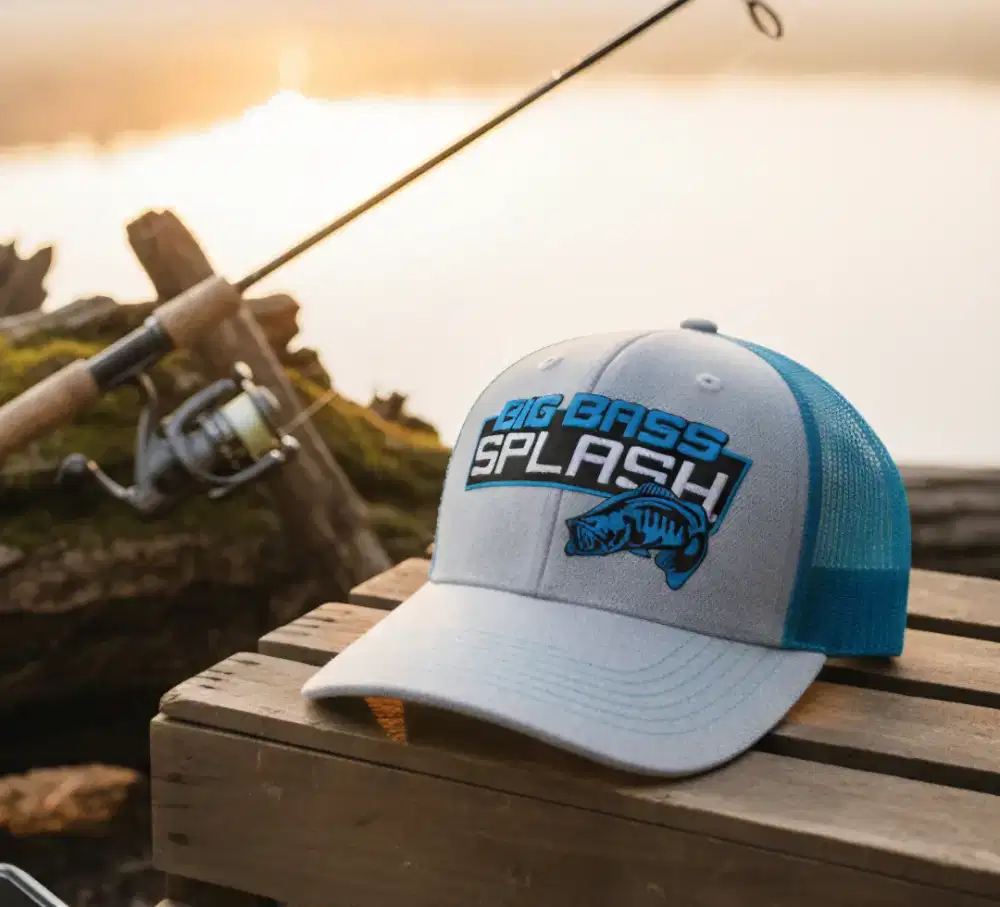 Topi Trucker Mancing Ikan Big Bass Splash Original Second