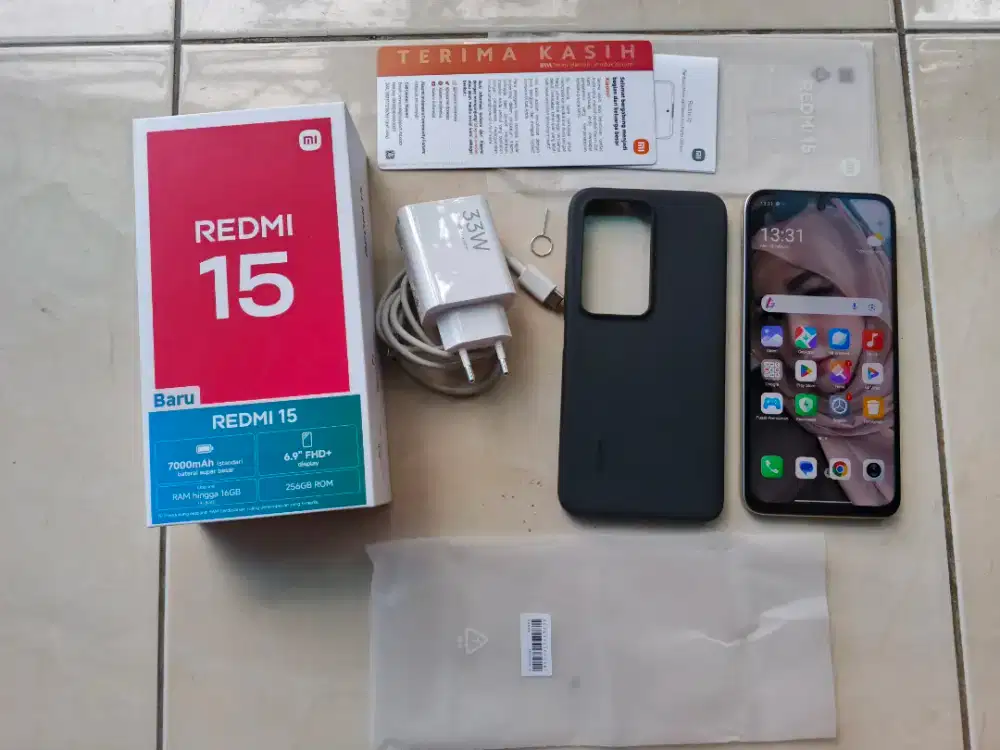 Xiaomi Redmi 15 NFC ORI Resmi RAM 8+8/256GB Lengkap dari Baru 2 minggu