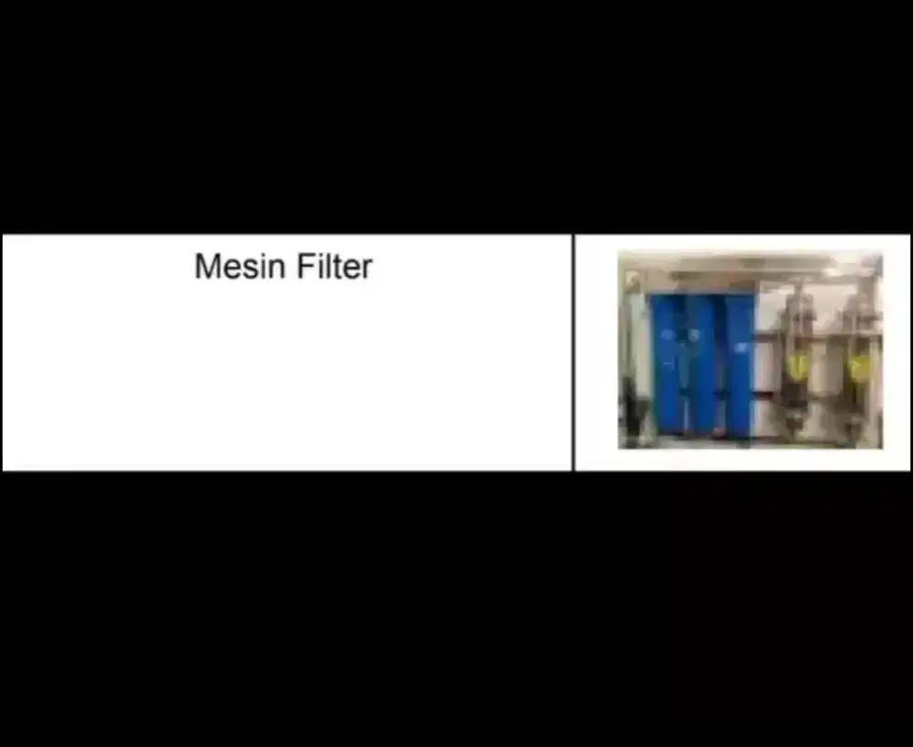 Mesin Filter ex Mixue