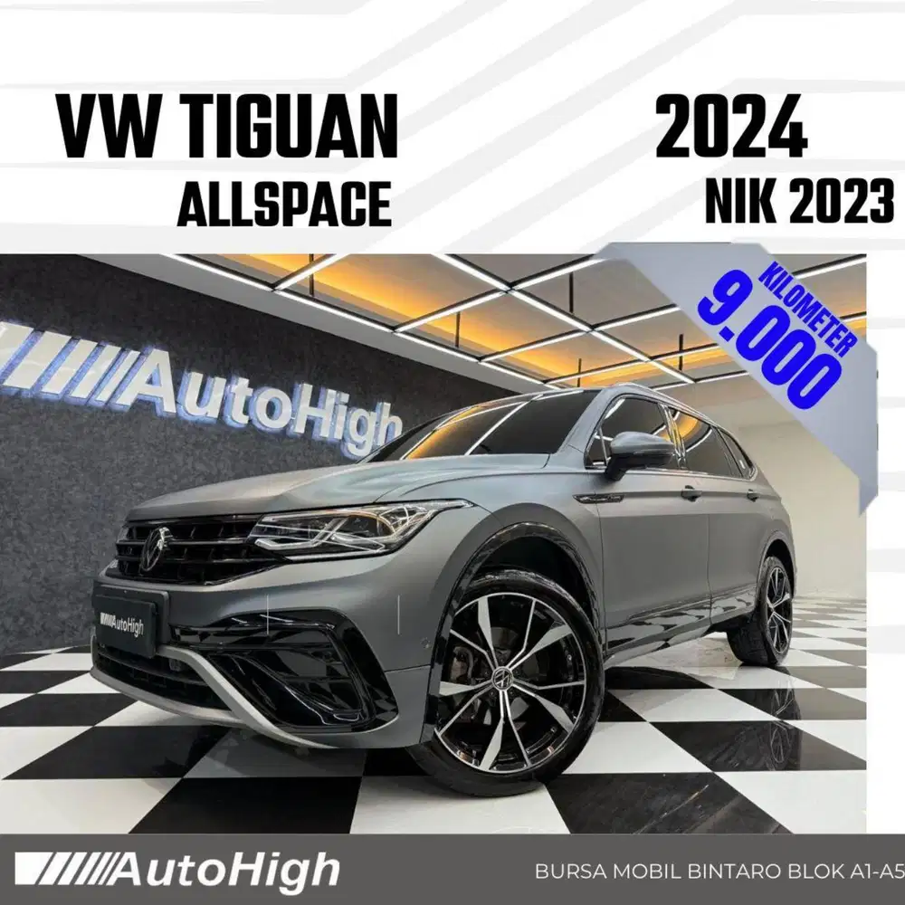 DP30% [Km9.000] VW Tiguan Allspace TSI 2023 Grey Reg 2025 #AUTOHIGH