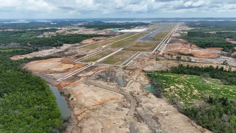 Tanah 40 Hektar di sebelah Bandara IKN lokasi strategis