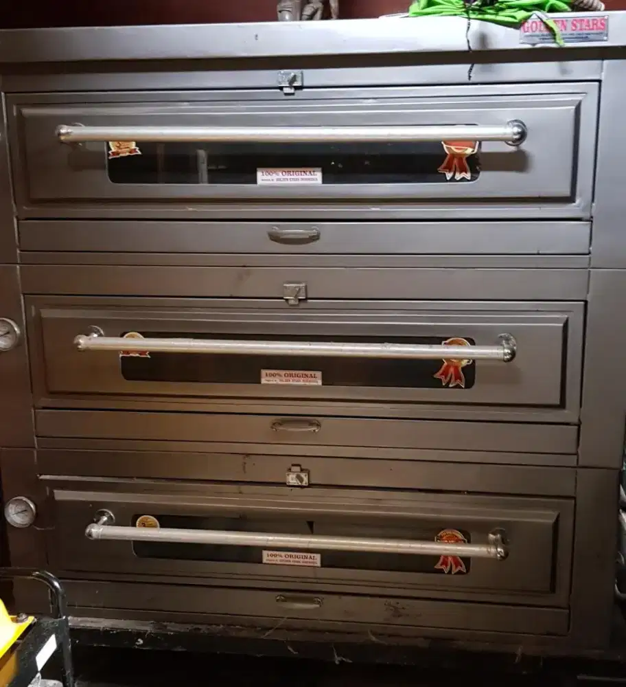 Oven 3 deck 9 loyang manual