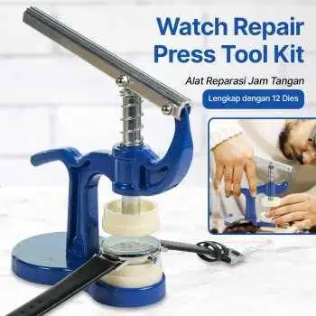 Alat Press Jam Tangan Penutup Back Case 12 Dies Anti Gores