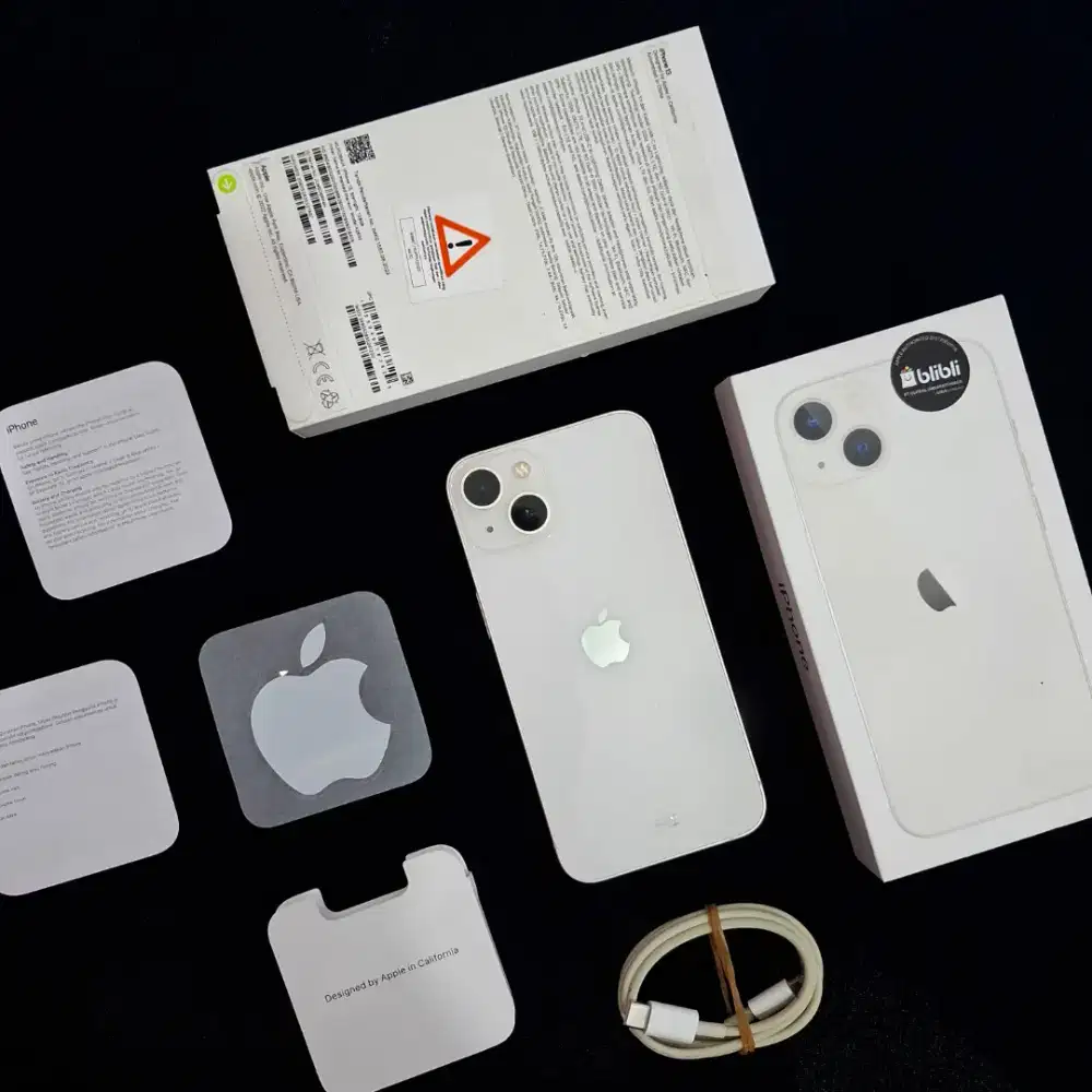 iPhone 13 128 iBox BH 91% Fulset mulus Pemakaian Singkat