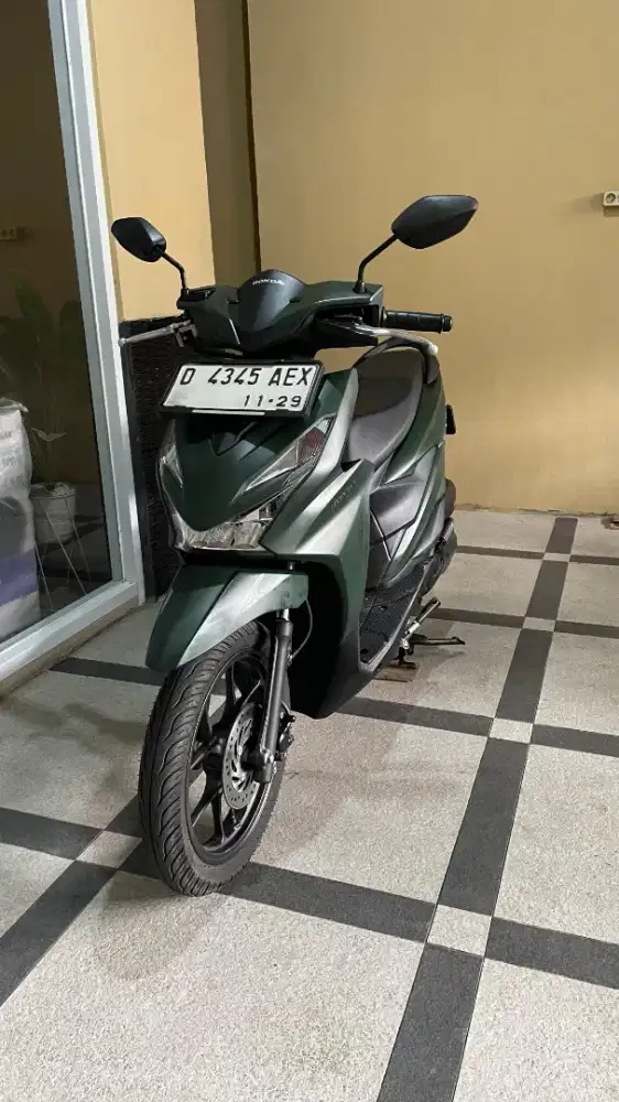 ODO 9K, Pajak Baru, Honda Beat Deluxe Keyless 2024, Like New