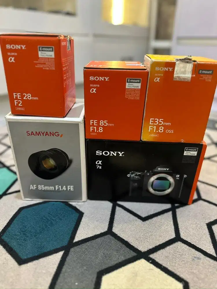 Sony A7ii dengan lensa nya