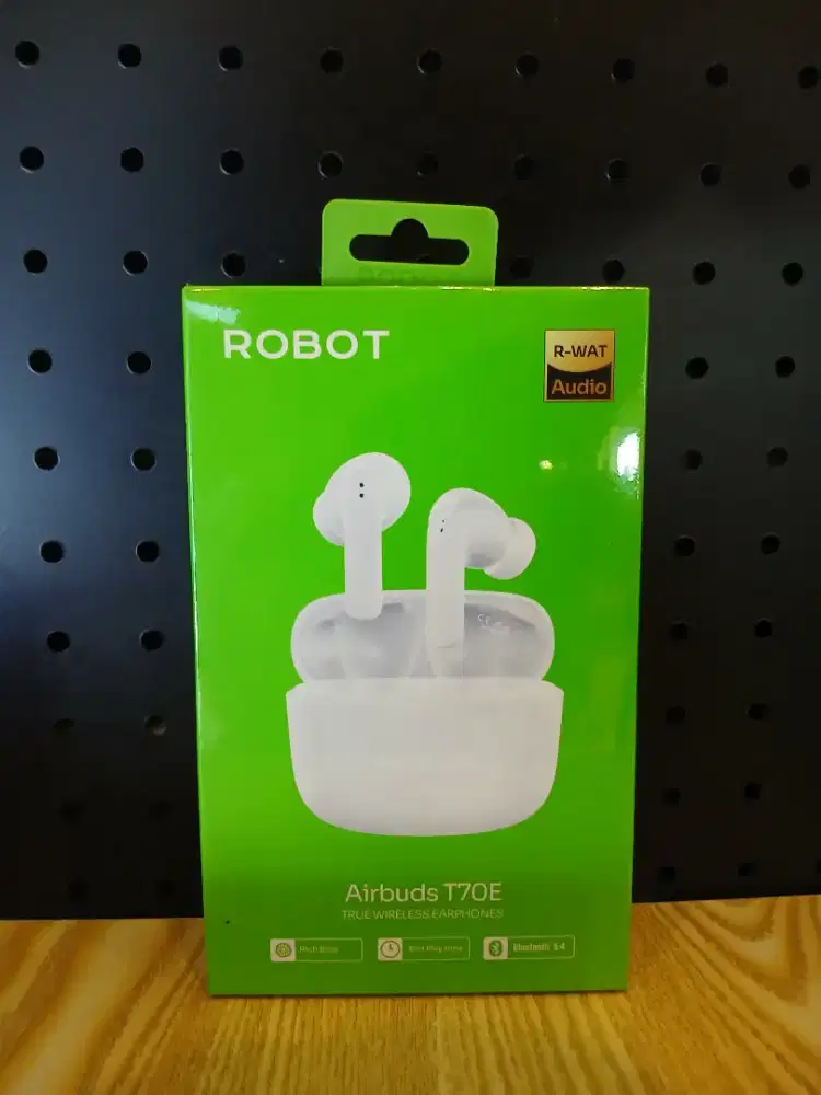 Robot T70e Earbuds Bluetooth | Suara Jernih & Nyaman Dipakai