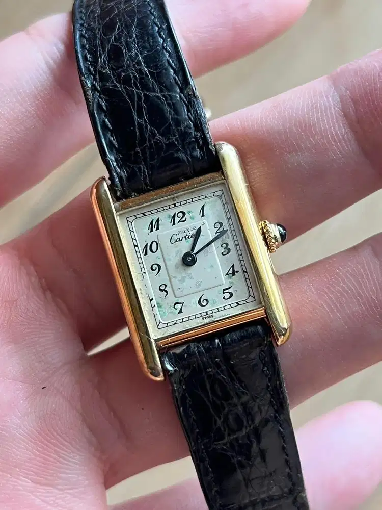 Jam Tangan Cartier Tank Original