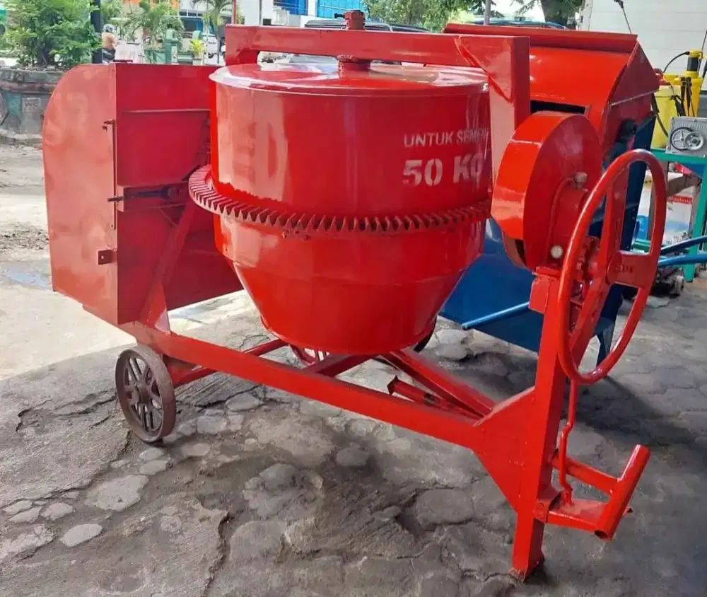 Molen cor 50kg komplit diesel 8pk siap pakai