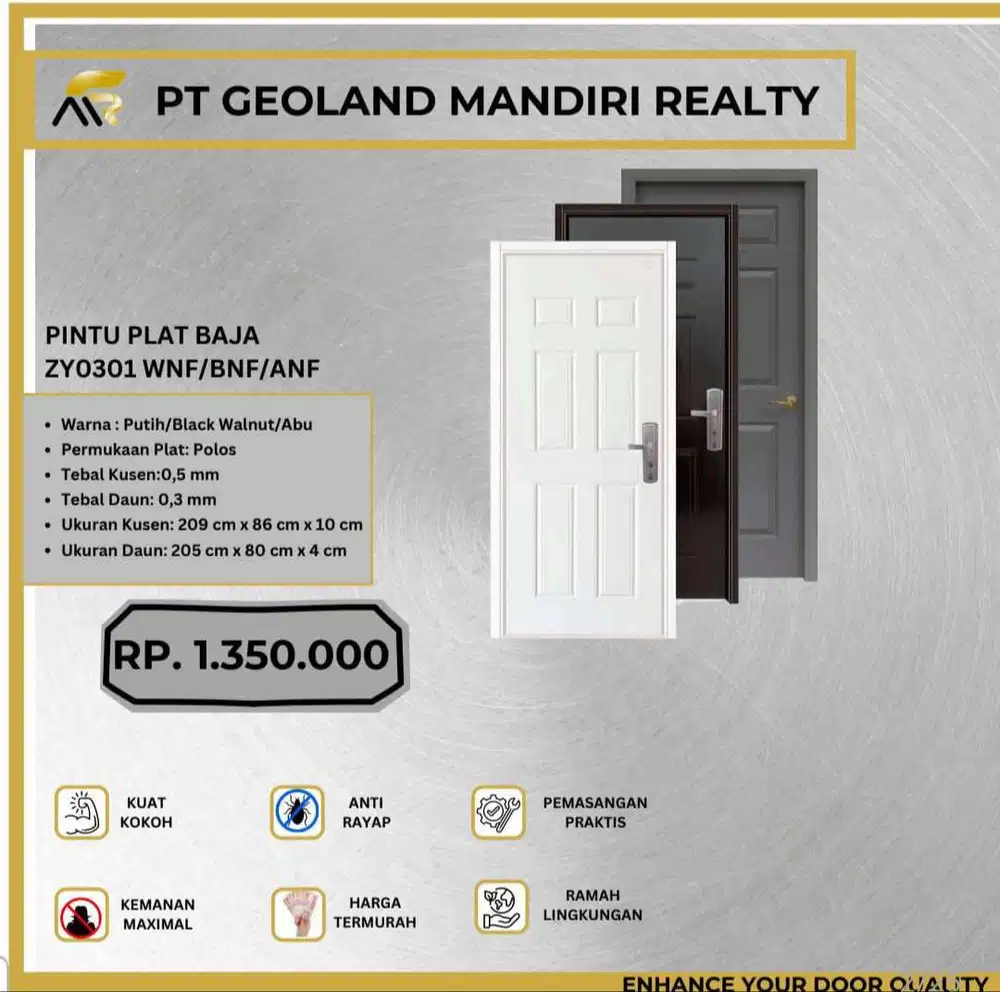 PINTU BAJA KUALITAS TERBAIK DENGAN HARGA TERMURAH