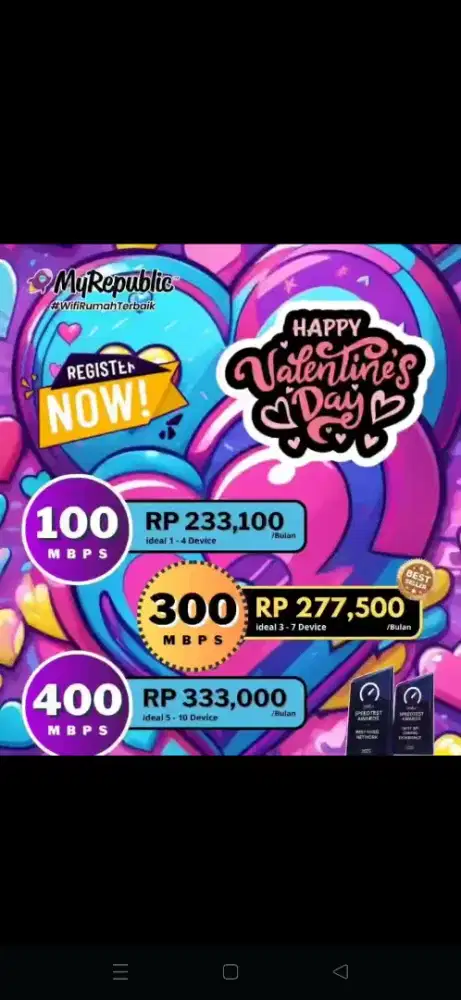 Cengkareng Promo terbaru internet myrepublic