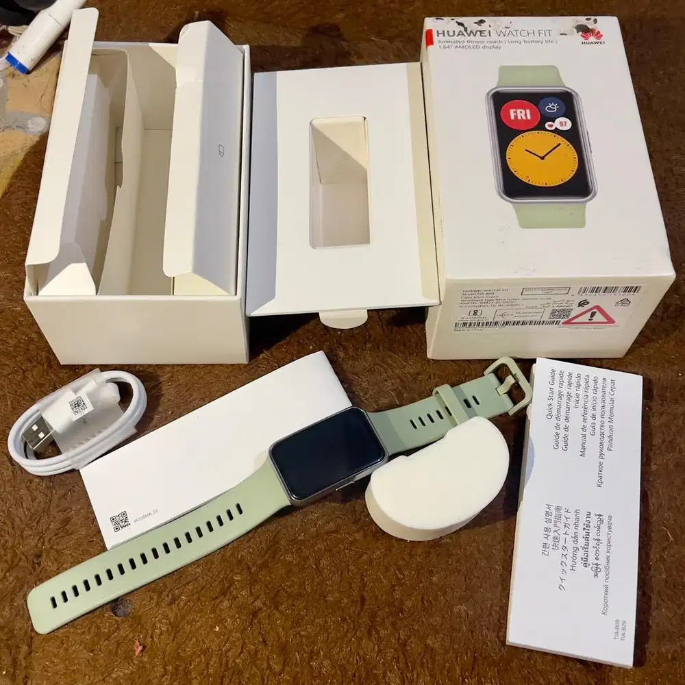 Smart watch huawei fit 1 resmi fullset original